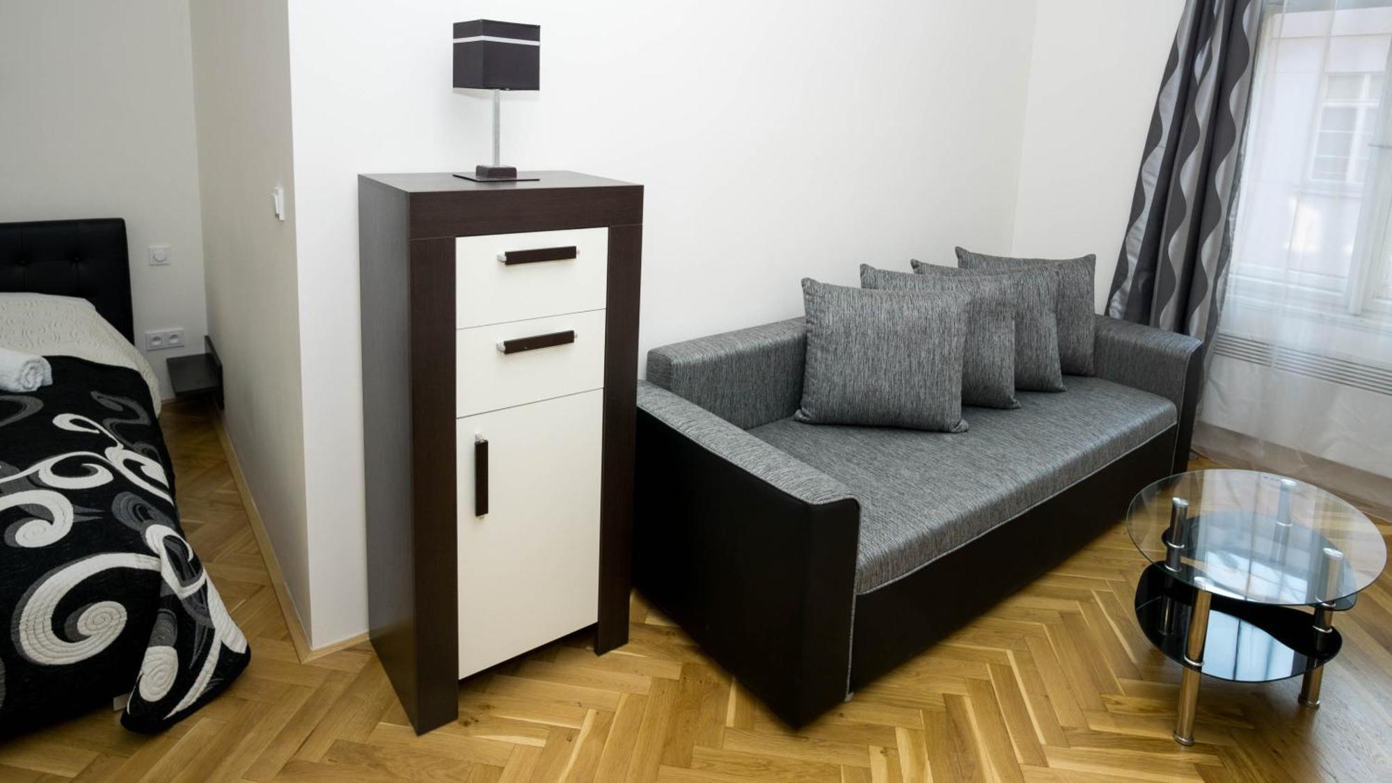 Black & White Apartment Prague By Wenceslas Square And Muzeum Zimmer foto