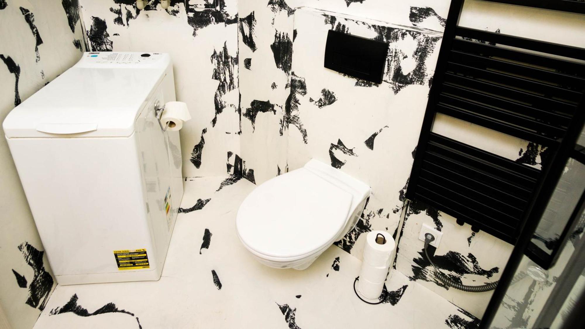Black & White Apartment Prague By Wenceslas Square And Muzeum Exterior foto