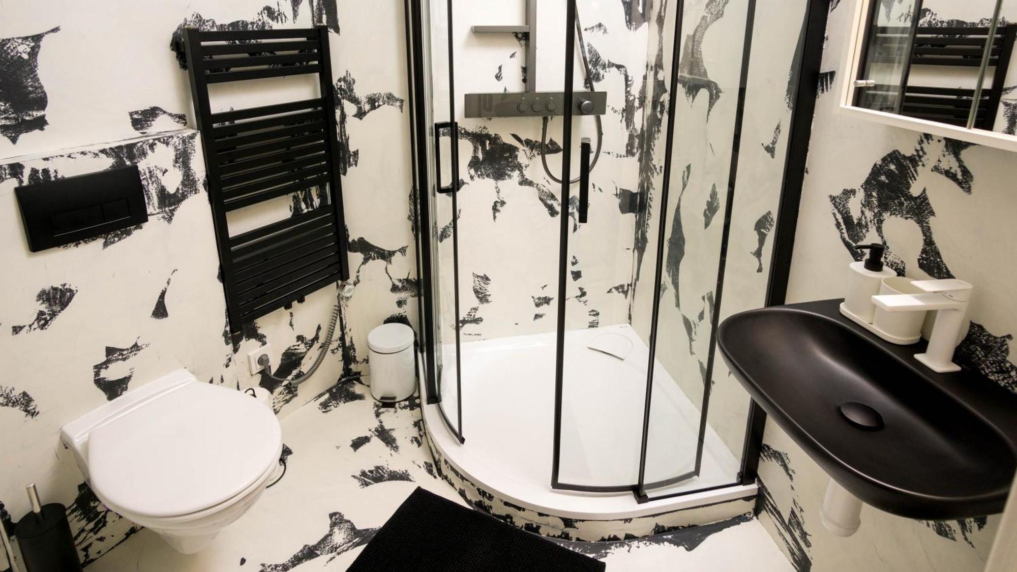 Black & White Apartment Prague By Wenceslas Square And Muzeum Exterior foto