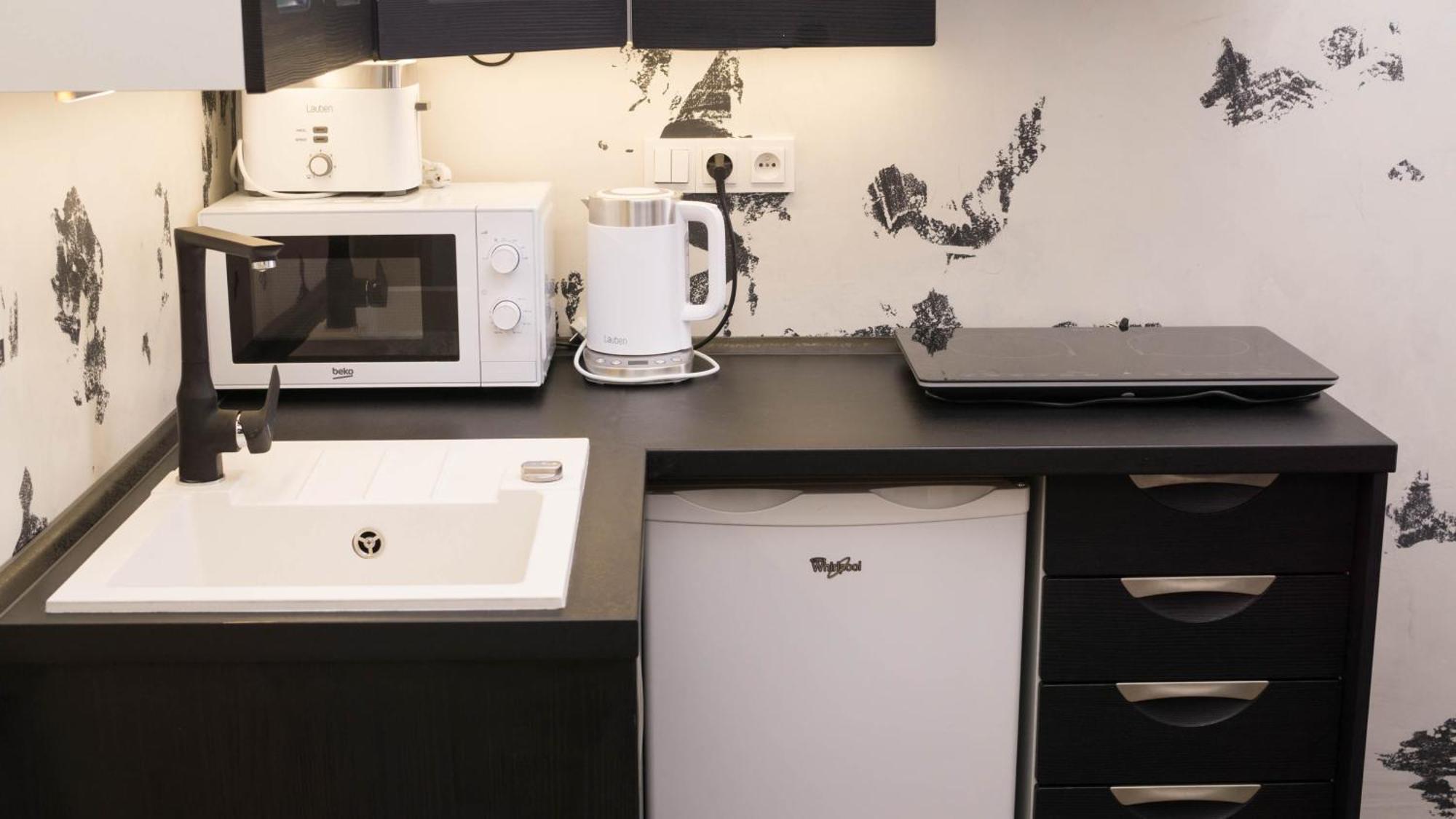 Black & White Apartment Prague By Wenceslas Square And Muzeum Exterior foto
